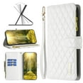 thumbnail image 1 of TECH CIRCLE Galaxy S22 Wallet Case, Durable PU Leather Drop Proof Anti-Scratch Magnetic Flip Kickstand Lanyard Strap Wristlet Zipper Card Holder Purse Case for Samsung Galaxy S22 5G Phone, White, 1 of 6