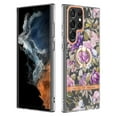 thumbnail image 1 of TECH CIRCLE For Galaxy S23 Plus Case,360 Rotatable Flower Pattern Shiny Ring Holder Kickstand Soft TPU Girls Women Case Shockproof Protective Phone Case for Samsung Galaxy S23 Plus 6.6" 2023,Lilac, 1 of 4