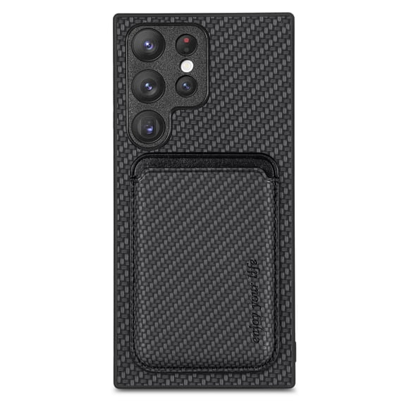 TECH CIRCLE for Galaxy S23 Plus case with Card Holder, Magnetic Detachable 2-in-1 Wallet PU Leather Case Ultra Thin Shockproof Protective Cover Compatible with Magsafe for Galaxy S23 Plus,Black