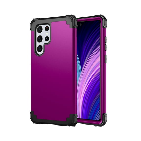 TECH CIRCLE for Galaxy S23 Ultra 5G Case,Heavy Duty Drop Protection Full Body Rugged Shockproof Dust Proof Military Protective Tough Durable Phone Cover for Samsung Galaxy S23 Ultra 6.8 inch,Purple