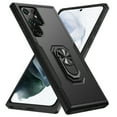 thumbnail image 1 of TECH CIRCLE Galaxy S23 Ultra Case, 360 degree Rotate Ring Stand Rugged Lightweight Slim Impact-Resistant Full Body Shockproof Protective Bumper Case For Samsung Galaxy S23 Ultra 5G 2023,Black, 1 of 8