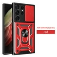 thumbnail image 1 of TECH CIRCLE Galaxy S23 Ultra Case, Heavy Duty Rugged Shockproof Protection Cover with 360 Rotating Magnetic Kickstand Car Mount Slide Camera Protective Cover for Samsung Galaxy S23 Ultra 6.8",Red, 1 of 10