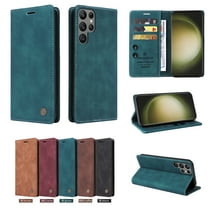 TECH CIRCLE For Galaxy S23 Wallet case,PU Leather Flip Folio Case with Card Holders RFID Blocking Kickstand Shockproof TPU Inner Shell Phone Cover forSamsung Galaxy S23 6.1" 2023,Green