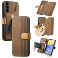 thumbnail image 1 of TECH CIRCLE for Galaxy S24 FE Case 6.7" 2024 Release, Classic Flip Wallet Case with RFID Blocking Card Slots & Cash Pocket & Hand Strap, PU Leather Protective Lightweight Fold Case with Stand, Brown, 1 of 6