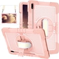 thumbnail image 1 of TECH CIRCLE Galaxy Tab A 8.4" Case SM-T307,  Sturdy Kickstand Rugged Case with Hand/Shoulder Strap, Rosegold, 1 of 8