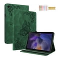 thumbnail image 1 of TECH CIRCLE Galaxy Tab A9 Case with Pen Holder, PU Leather Flip Slim Fit Butterfly Multi Angle Viewing Stand Shockproof Protective Case for Samsung Galaxy Tab A9 8.7" 2023 SM-X110 X115,Green, 1 of 6