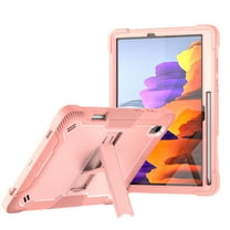 TECH CIRCLE for Galaxy Tab S11 (11") Tablet Rugged Shockproof Case with Kickstand/S Pen Holder, 3 Layers Protection, Impact/Scratch Resistant, Lightweight Protective Hard Shell Cover, Pink