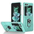 thumbnail image 1 of TECH CIRCLE Galaxy Z Flip 5 Case,Rugged Military Grade Anti-Fall Shockproof Heavy Duty Protective Phone Case with Kickstand Magnetic Ring Stand Full Body Case For Samsung Galaxy Z Flip 5 2023,Mint, 1 of 11