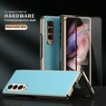 thumbnail image 1 of TECH CIRCLE Galaxy Z Fold 3 5G Case, Luxury Slim Drop Protection Rugged Cover Anti-Scratch Shookproof Protective Phone Case for Galaxy Z Fold 3 2021,Blue, 1 of 7