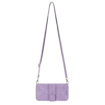 TECH CIRCLE Galaxy Z Fold 3 5G Cover 2021, Z Fold 3 Case Wallet for Women Men, PU Leather Slim Lightweight Drop Proof Kickstand Card Slot Flip Phone Case Cover for Samsung Galaxy Z Fold 3 2Lightpurple