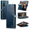 thumbnail image 1 of TECH CIRCLE for Galaxy Z Fold 4 Case, PU Leather PU Leather Durable Slim Cover Full Shockproof Protective Kickstand Card Slots Wallet Phone Case for Samsung Galaxy Z Fold 4 7.6 inch 2022,Blue, 1 of 10