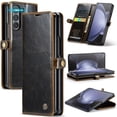 thumbnail image 1 of TECH CIRCLE for Galaxy Z Fold 5 Case, PU Leather PU Leather Durable Slim Cover Full Shockproof Protective Kickstand Card Slots Wallet Phone Case for Samsung Galaxy Z Fold 5 7.6 inch 2023,Brown, 1 of 10