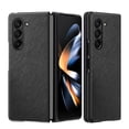 thumbnail image 1 of TECH CIRCLE Galaxy Z Fold 6 5G Case, Galaxy Z Fold 6 5G PU Leather + Hard PC Shell Ultra Thin Slim Durable Protective Phone Case Cover for Samsung Galaxy Z Fold 6 5G 2024,Black, 1 of 9