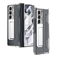 thumbnail image 1 of TECH CIRCLE Galaxy Z Fold 6 Case,Ultra-Thin Luxury Perfect Clear Plating Hard PC Crystal Transparent Kickstand Cover Anti-Scratch Shockproof Protection Case for Samsung Z Fold 6 5G 2024,Clear, 1 of 7