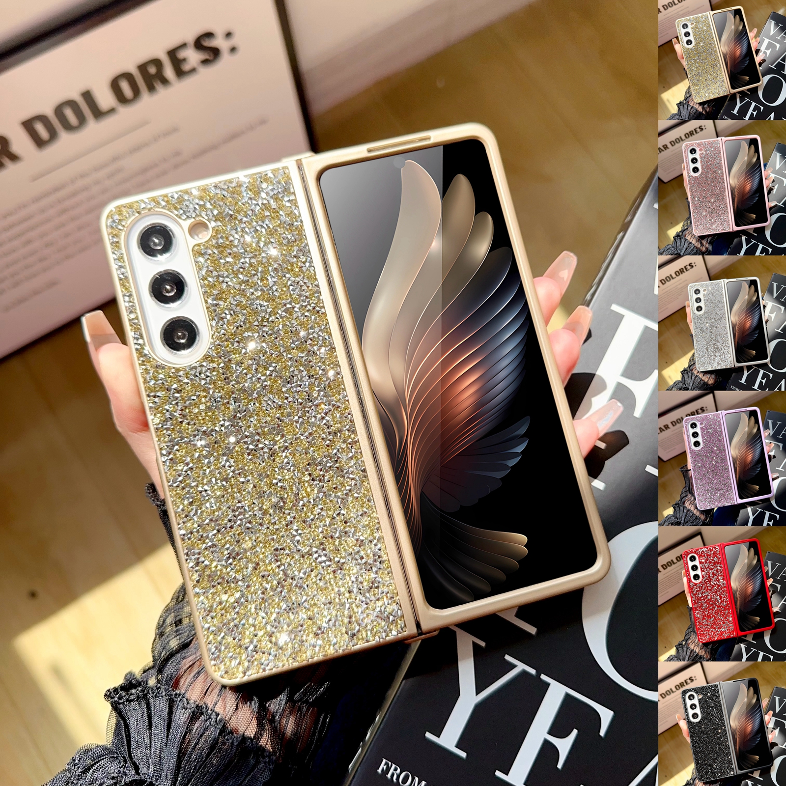 ★DESIGN SKIN★ Galaxy Z Fold 4 Corduroy Embroidery Card Poc Galaxy Z Fold 4 Artist Series Skins, Wraps & Covers – Slickwraps