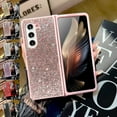 thumbnail image 1 of TECH CIRCLE Glitter Case for Samsung Galaxy Z Fold 5, Bling Glossy Shiny Lightweight Case Skin-Friendly Full Body Shockproof Protection Phone Cover for Samsung Galaxy Z Fold 5  7.6" 2023,Pink, 1 of 6