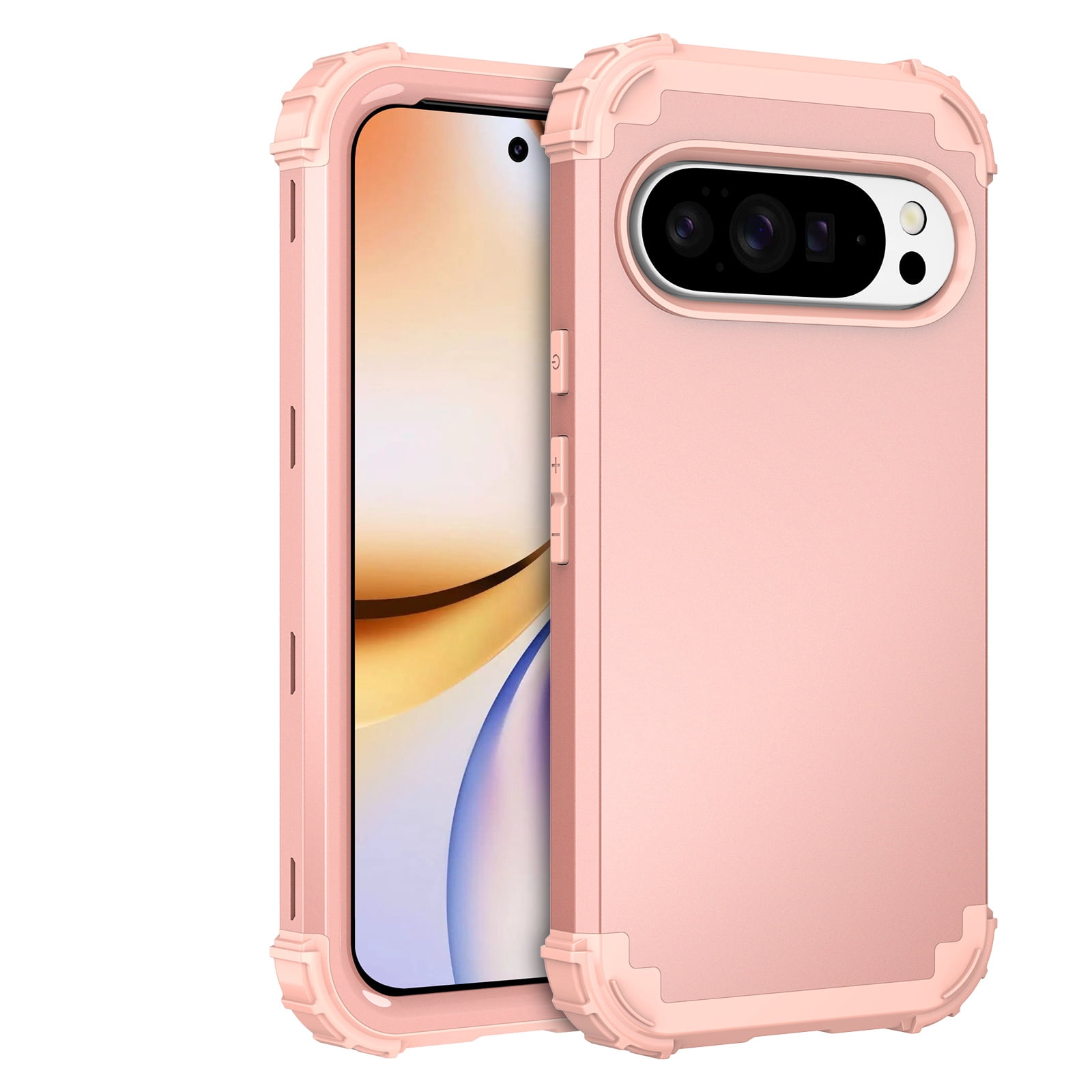TECH CIRCLE for Google Pixel 10 Pro XL Rubber Armor Case,3 in 1 ...