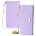 thumbnail image 1 of TECH CIRCLE For Google Pixel 6 Pro Wallet Case for Women, PU Leather RFID Blocking Card Holder Shockproof Protective Magnetic Stand Case with Detachable Crossbody Strap Wrist Chain,Purple, 1 of 8