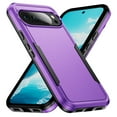 thumbnail image 1 of TECH CIRCLE for Google Pixel 6A Rubber Hybrid Case Heavy-Duty Shockproof Drop Protection Anti-Scratch Dual Layer Light Slim Rugged Wireless Charging Support Cover for Women Men,K, 1 of 6