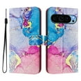 thumbnail image 1 of TECH CIRCLE for Google Pixel 6a Case 6.1-Inch (2022 Release), Cute Cartoon Flip Wallet Case with Lanyard, Built-in Card Slots & Stand Function, Portable Lightweight Slim Folio Cover, Marble, 1 of 2