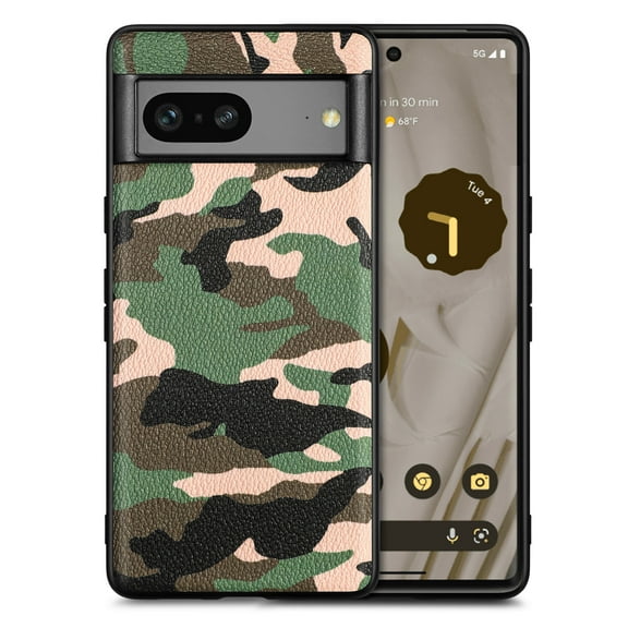 TECH CIRCLE for Google Pixel 7 Case,Camouflage Pattern Google Pixel 7 Cases for Boys/Men,Shockproof Non-Slip Design Soft TPU Protective Case for Google Pixel 7 6.3 inch,Green