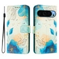 thumbnail image 1 of TECH CIRCLE for Google Pixel 7 Pro Case 6.7-Inch (2022 Release), Cute Cartoon Flip Wallet Case with Lanyard, Built-in Card Slots & Stand Function, Portable Lightweight Slim Folio Cover, Blue Flower, 1 of 2