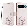 thumbnail image 1 of TECH CIRCLE for Google Pixel 8 Case 6.2-Inch (2023 Release), Cute Cartoon Flip Wallet Case with Lanyard, Built-in Card Slots & Stand Function, Portable Lightweight Slim Folio Cover, Pink Cat, 1 of 2
