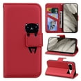 thumbnail image 1 of TECH CIRCLE for Google Pixel 8 Case,Cute Cartoon Animal Folio Flip Case with Card Cash Slots Stand Wallet Cover Shockproof Scratch-resistant  PU Leather Shell for Google Pixel 8 6.2",Red, 1 of 10