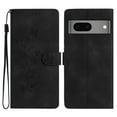 thumbnail image 1 of TECH CIRCLE for Google Pixel 8 ,Google Pixel 8 Wallet Case with Wristband Slim Shockproof PU Leather Embossed Pattern Folding Stand Card Slots for Google Pixel 8 6.2" 2023,Black, 1 of 11