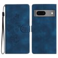thumbnail image 1 of TECH CIRCLE for Google Pixel 8 ,Google Pixel 8 Wallet Case with Wristband Slim Shockproof PU Leather Embossed Pattern Folding Stand Card Slots for Google Pixel 8 6.2" 2023,Darkblue, 1 of 11