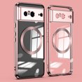 thumbnail image 1 of TECH CIRCLE for Google Pixel 8 Magnetic Case Compatible with Mag Safe,Fashion Crystal Clear Non-Yellowing Slim Case Plating Edge Ultra Thin Dustproof Protective Case Cover for Google Pixel 8,Rosegold, 1 of 6