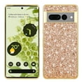 thumbnail image 1 of TECH CIRCLE for Google Pixel 8 Phone Case, Glitter Sparkle Bling Shiny Diamond Slim Shockproof Soft TPU Silicone Anti-Slip Protective Case Cover for Women Girls for Google Pixel 8 5G 6.2" 2023,Gold, 1 of 7