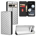 thumbnail image 1 of TECH CIRCLE for Google Pixel 8 Pro 6.7 inch Wallet Case,Luxury PU Leather Wallet Protective Cover with ID Credit Card Cash Holder Magnetic Closure Flip Kickstand Shockproof Pixel 8 Pro Case,Silver, 1 of 8