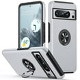 thumbnail image 1 of TECH CIRCLE for Google Pixel 8 Pro Case with 360° Ring Stand, Multi-Layer Protective Case, Shockproof Cover for Google Pixel 8 Pro 6.2" Case 2023,Silver, 1 of 5