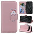 thumbnail image 1 of TECH CIRCLE for Google Pixel 8 Pro Case,Cute Cartoon Animal Folio Flip Case with Card Slots Stand Wallet Cover Shockproof Scratch-resistant  PU Leather Shell for Google Pixel 8 Pro 6.7",Rosegold, 1 of 10