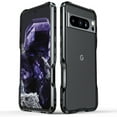 thumbnail image 1 of TECH CIRCLE for Google Pixel 8 Pro Case,Slim Cool Design Aluminum Frame Metal Bumper Frame Armor Bumper Shock Absorbent Protective Phone Case for Google Pixel 8 Pro 6.7" 2023,Black, 1 of 6