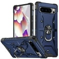 thumbnail image 1 of TECH CIRCLE for Google Pixel 8 Pro Rugged Case, Heavy Duty 360 Rotation Ring Holder Kickstand Magnetic Car Mount Anti-Slip Hybrid Shockproof Protective Phone Cover for Google Pixel 8 Pro,Darkblue, 1 of 9