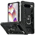 thumbnail image 1 of TECH CIRCLE for Google Pixel 8 Pro Rugged Case, Heavy Duty 360 Rotation Ring Holder Kickstand Magnetic Car Mount Anti-Slip Hybrid Shockproof Protective Phone Cover for Google Pixel 8 Pro,Black, 1 of 9
