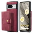 thumbnail image 1 of TECH CIRCLE for Google Pixel 8 Wallet Case, 2-IN-1 Detachable PU Leather Card Slots Stand Anti-Scratch Drop Protection Shockproof Cover Support Wireless Charging,for Google Pixel 8 2023 - Red, 1 of 8