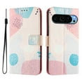thumbnail image 1 of TECH CIRCLE for Google Pixel 9 Pro / Pixel 9 Case (6.3", 2024 Release), Cute Cartoon Flip Wallet Case with Wrist Strap, Built-in Card/Cash Slots, PU Leather Protective Fold Stand Case, Graffiti, 1 of 10