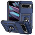 thumbnail image 1 of TECH CIRCLE for Google Pixel 9 Pro/Pixel 9,Rugged Phone Case with Slide Camera Kickstand TPU Bumper Drop Proof Durable Military Grade Protective Case for Google Pixel 9 Pro/Pixel 9 6.3" 2024,Blue, 1 of 9