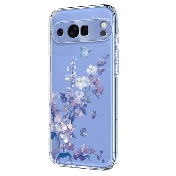 TECH CIRCLE For Google Pixel 9 Pro XL Back Cover Shock-Absorbent Flexible Lightweight Non-Slip TPU Basic Case Magnetic Protective Case Cover Slim Fit,A