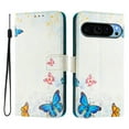 thumbnail image 1 of TECH CIRCLE for Google Pixel 9 Pro XL Case (6.8", 2024 Release), Cute Cartoon Flip Wallet Case with Wrist Strap, Built-in Card/Cash Slots, PU Leather Protective Slim Fold Stand Case, Butterflies, 1 of 10
