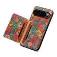 thumbnail image 1 of TECH CIRCLE for Google Pixel 9 Pro XL Case 6.8" (2024), Wallet Phone Case with Mgenetic Closure Credit Card Holder, Built-in Stand Function, PU Leather Slim Fit Lightweight Cover, Colorful Daisy, 1 of 6