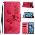 thumbnail image 1 of TECH CIRCLE for Google Pixel 9 Pro XL Wallet Case,Butterfly Flower Embossed PU Leather Magnetic Kickstand Card Slots Wrist Strap Shockproof Cover for Google Pixel 9 Pro XL 6.8" 2024,Rose, 1 of 7