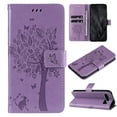 thumbnail image 1 of TECH CIRCLE for Google Pixel 9 Pro XL Wallet Case, Tree Embossed PU Leather Flip Folio Kickstand Card Holder Magnetic Wrist Strap Protective Case for Google Pixel 9 Pro XL 6.8" 2024,Lightpurple, 1 of 10