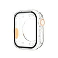 thumbnail image 1 of TECH CIRCLE Hard Plastic Shell Case for Apple Watch Series 6/5/4 40mm & iWatch SE 40mm, Lightweight Protective Smartwatch Case with Tempered Glass Screen Protector, Slim Bumper Cover, Clear, 1 of 6