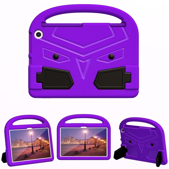 TECH CIRCLE Kids Case for Amazon Fire Max 11 Tablet (13th generation - 2023 Release), Durable Lightweight EVA Foam Shockproof Portable Handle Cover Case with Kickstand, Purple