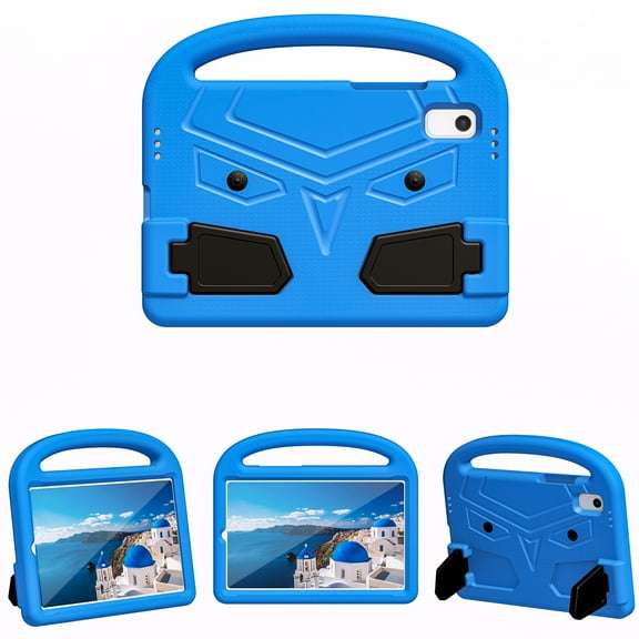 TECH CIRCLE Kids Case for Lenovo Tab M9 Tablet 9.0" 2023 Release - Lightweight EVA Foam Shockproof Portable Handle Cover Shell with Kickstand, Blue