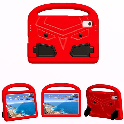 TECH CIRCLE Kids Case for Lenovo Tab M9 Tablet 9.0" 2023 Release - Lightweight EVA Foam Shockproof Portable Handle Cover Shell with Kickstand, Red